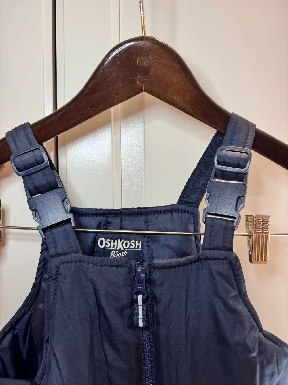 Kids Navy Insulated Snow Bib Overalls